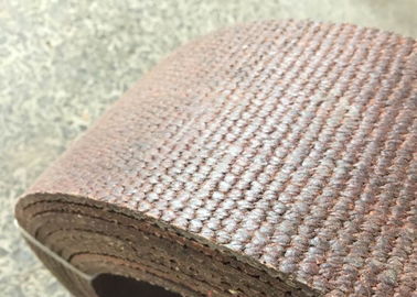 Matériau de revêtement de frein en rouleau de frein tissé marron résistant aux chocs et aux frottements