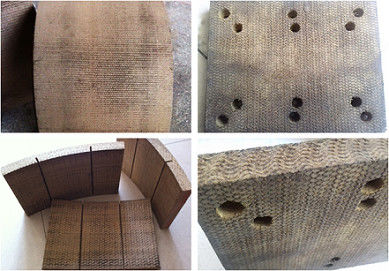 Le frein de route de perçage de puits de pétrole bloque les garnitures de frein tissées pour des foreuses