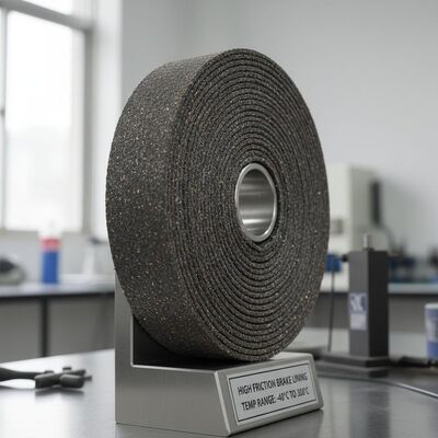 2.5 kg rouleau de doublure de frein offrant des performances de frottement élevées Plage de température de 40 °C négatif à 300 °C positif