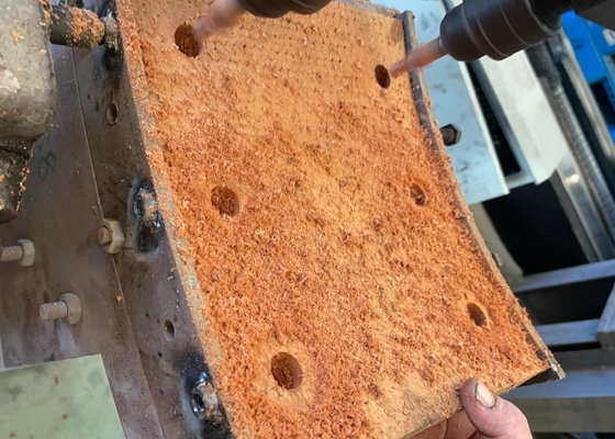 Matériau des blocs de freinage de la plateforme de forage en résine tissé pour les freins à pile
