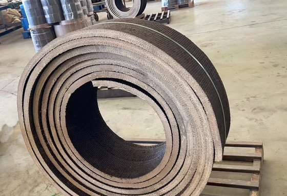 L'amiante est utilisée pour la fabrication de rouleaux de freins tissés