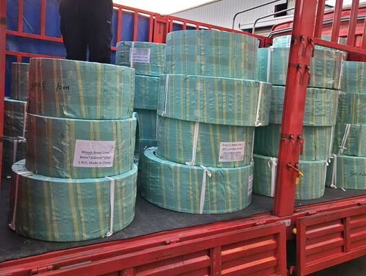 Travaux de dessin Rouleau de revêtement de frein tissé avec fil de laiton à l'intérieur pour revêtement de frottement de pare-brise