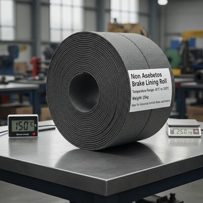 Rôle de température du rouleau de revêtement de frein non composé d'amiante 40C à 300C 25kg de poids Idéal pour les applications de freinage de véhicules industriels
