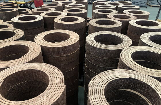 Bandes de garniture de frein tissées avec fils de laiton, matériau de garniture de frein tissé à la résine