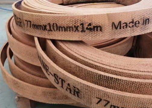 Garniture de frein sans amiante Garniture de frein tissée en rouleau 35 mm d'épaisseur pour sucreries