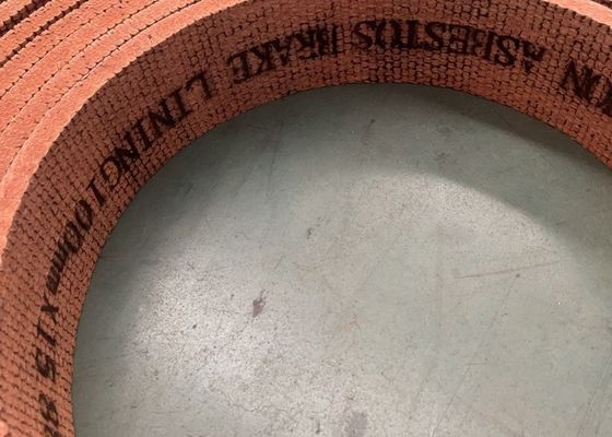 Vêtements de freins tissés en rouleaux en résine non asbestos